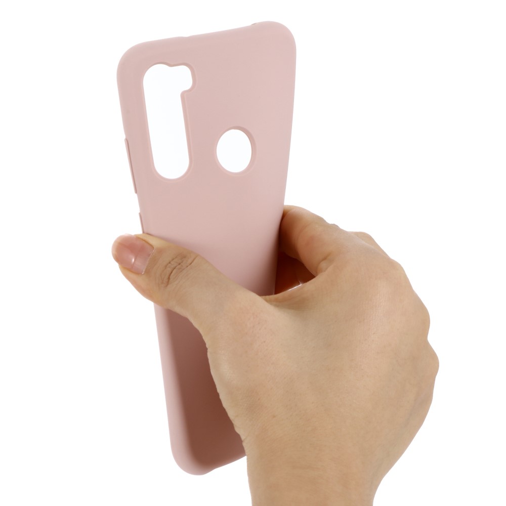 Liquid Silicone Covering for Xiaomi Redmi Note 8 - Pink-4