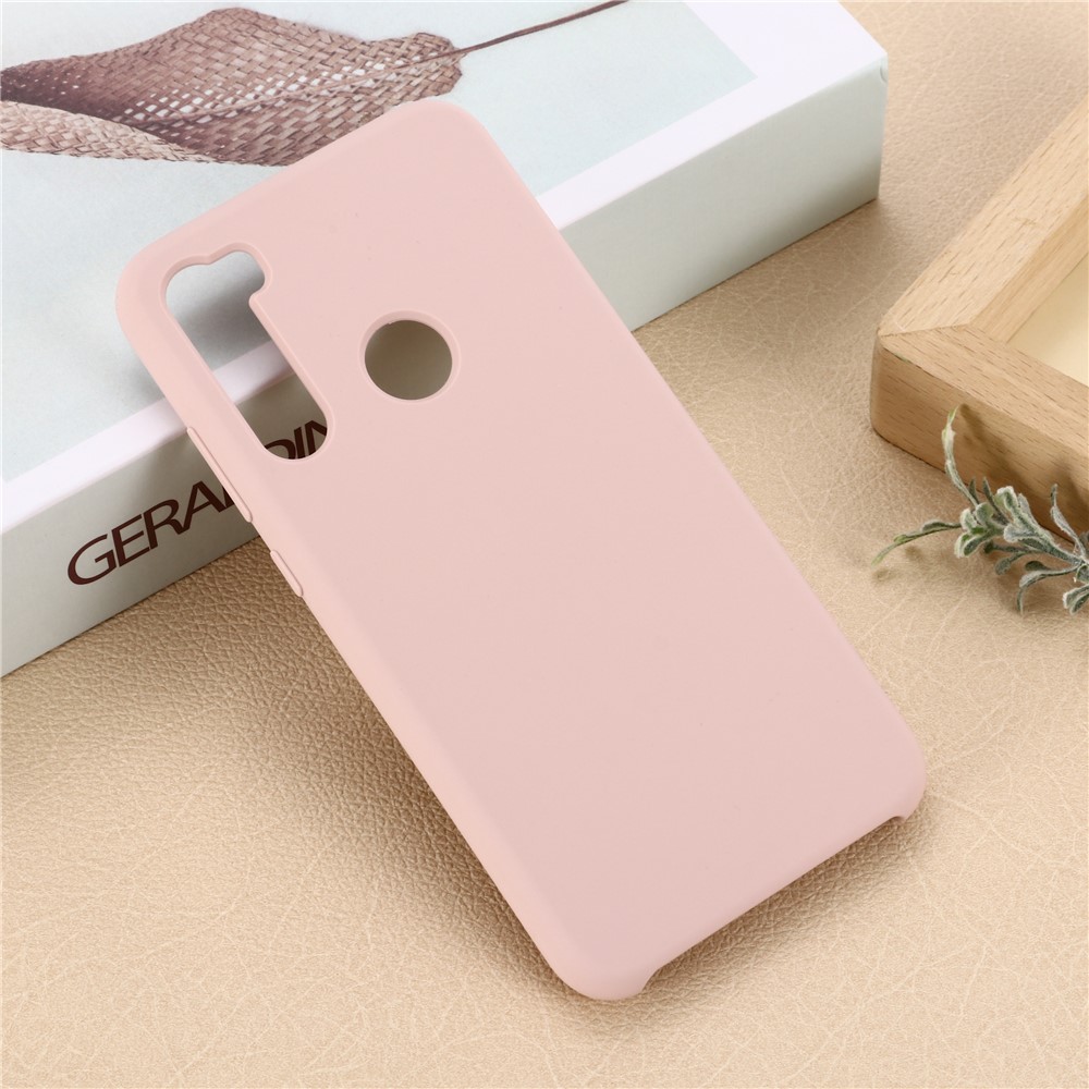 Liquid Silicone Covering for Xiaomi Redmi Note 8 - Pink-6