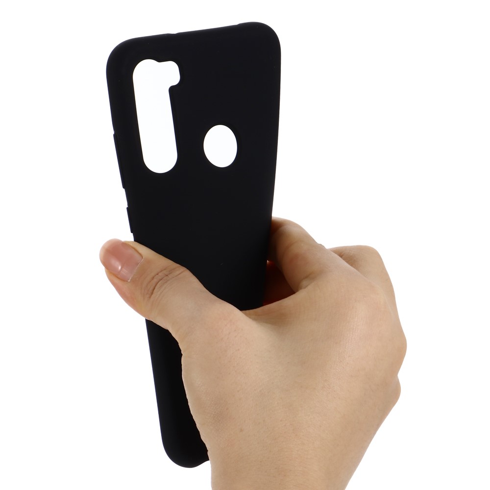 Liquid Silicone Covering for Xiaomi Redmi Note 8 - Black-4