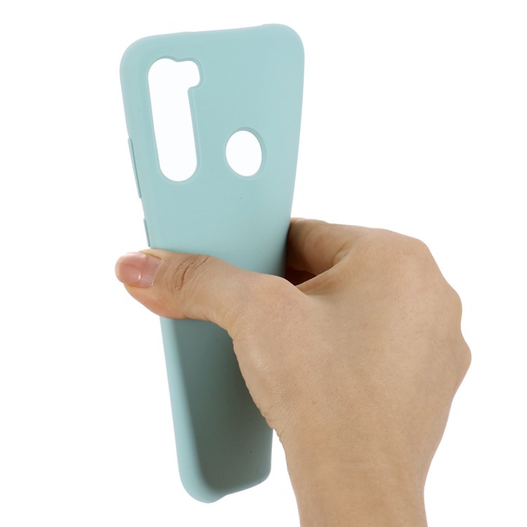 Couvre De Silicone Liquide Pour Xiaomi Redmi Note 8 - Bleu-4