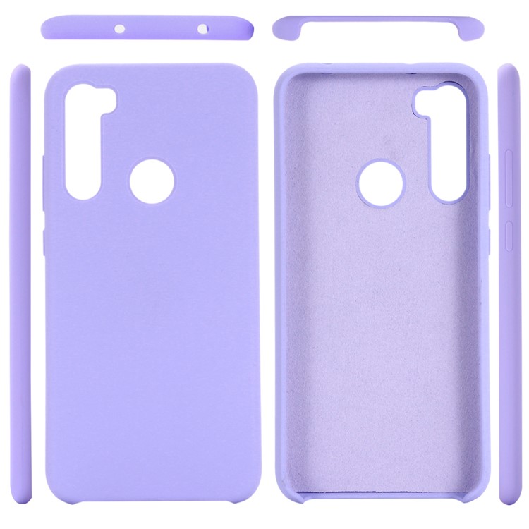 Rivestimento In Silicone Liquido Per Xiaomi Redmi Nota 8 - Viola