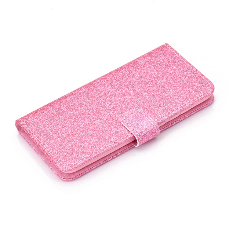 Flash Powder Leather Wallet Case for Xiaomi Mi CC9e / Mi A3 - Pink-9