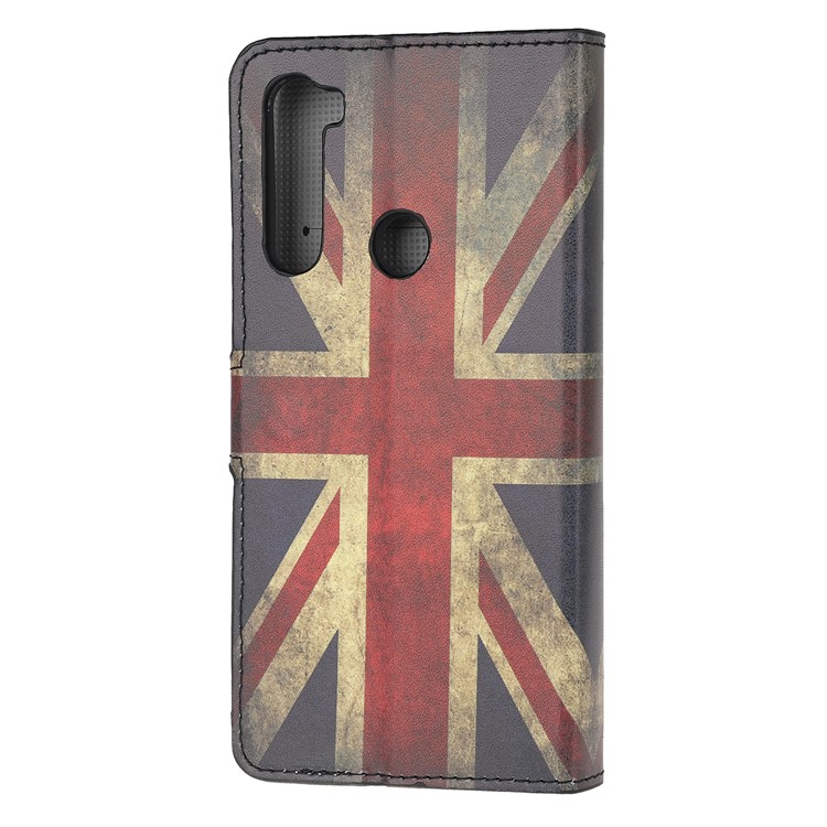 For Xiaomi Redmi Note 8 Phone Case Pattern Printing Wallet Leather Cover with Stand - UK Flag-3