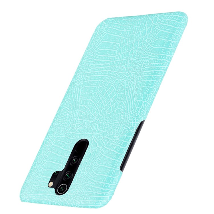 Crocodile Skin PU Leather Coated PC Phone Shell for Xiaomi Redmi Note 8 Pro - Baby Blue-3