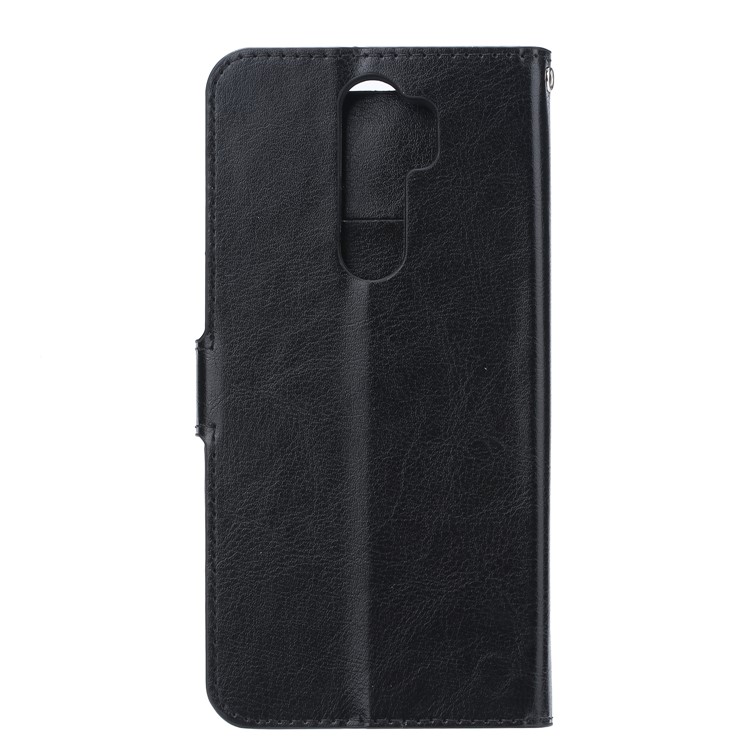 For Xiaomi Redmi Note 8 Pro Crazy Horse Texture Wallet Stand Leather Casing - Black-3