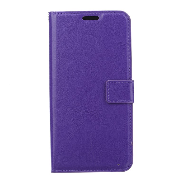 For Xiaomi Redmi Note 8 Pro Crazy Horse Texture Wallet Stand Leather Casing - Purple-2