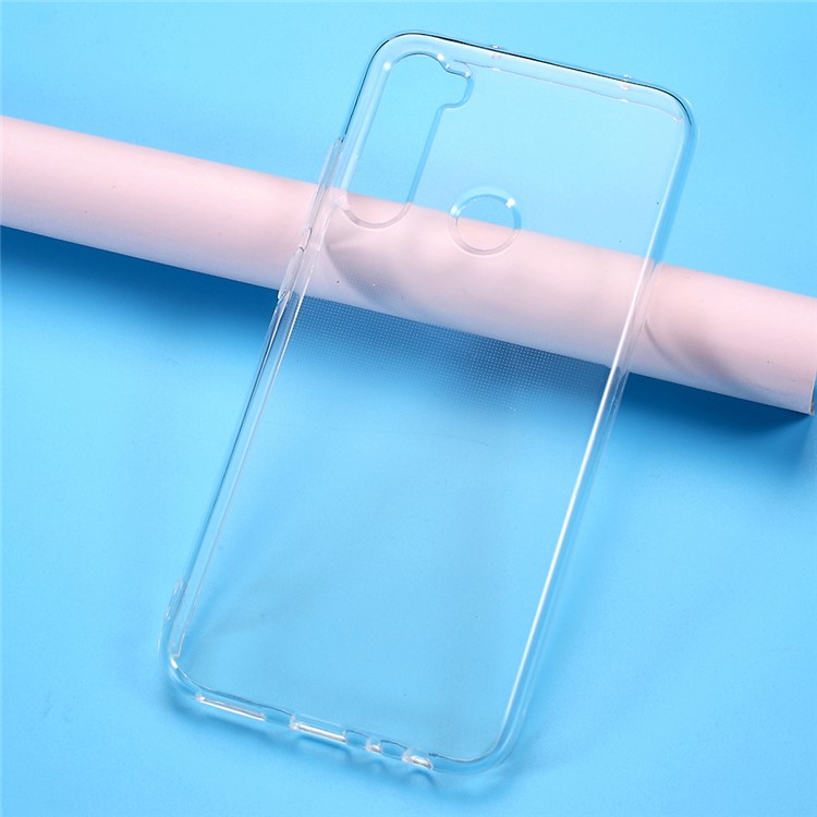 Transparent Soft TPU Phone Casing with Non-slip Inner for Xiaomi Redmi Note 8-2