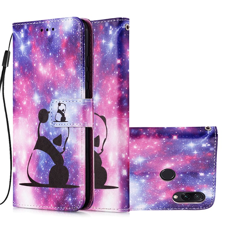 Pattern Printing PU Leather Wallet Protective Case for Xiaomi Redmi Note 7 / Redmi Note 7 Pro (India) / Redmi Note 7S - Sad Panda-4