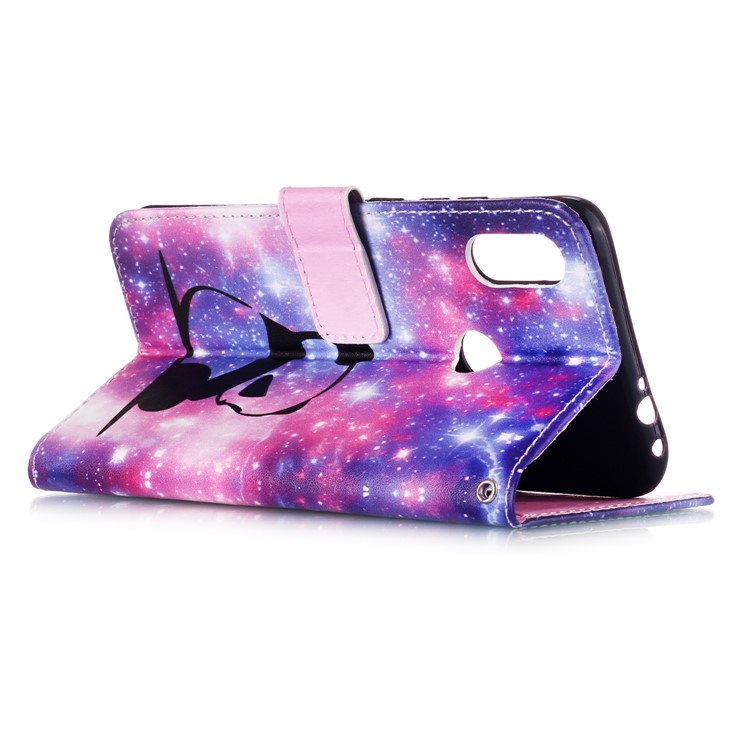 Pattern Printing PU Leather Wallet Protective Case for Xiaomi Redmi Note 7 / Redmi Note 7 Pro (India) / Redmi Note 7S - Sad Panda-5