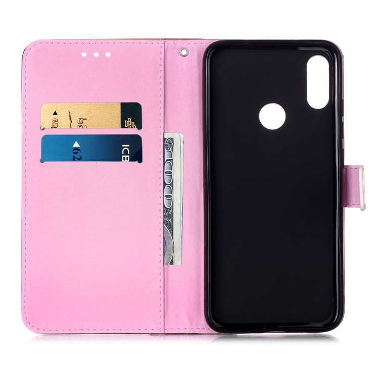 Pattern Printing PU Leather Wallet Protective Case for Xiaomi Redmi Note 7 / Redmi Note 7 Pro (India) / Redmi Note 7S - Lazy Panda-6