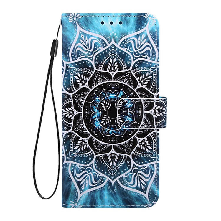 Pattern Printing PU Leather Wallet Protective Case for Xiaomi Redmi Note 7 / Redmi Note 7 Pro (India) / Redmi Note 7S - Mandala Flower-2