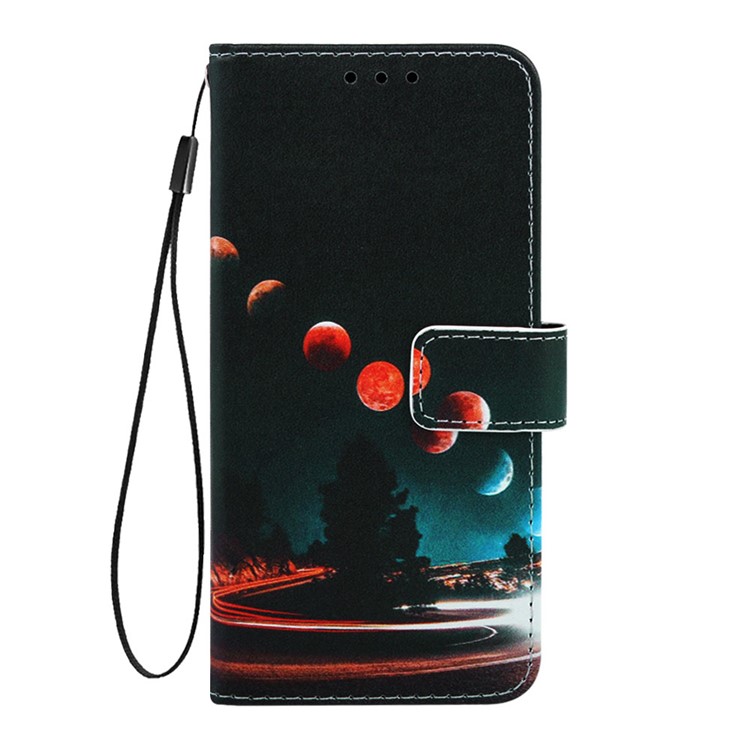 Pattern Printing PU Leather Wallet Protective Case for Xiaomi Redmi Note 7 / Redmi Note 7 Pro (India) / Redmi Note 7S - Planets-2