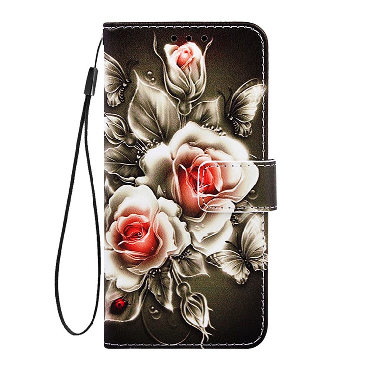 Pattern Printing PU Leather Wallet Protective Case for Xiaomi Redmi Note 7 / Redmi Note 7 Pro (India) / Redmi Note 7S - Flowers-2