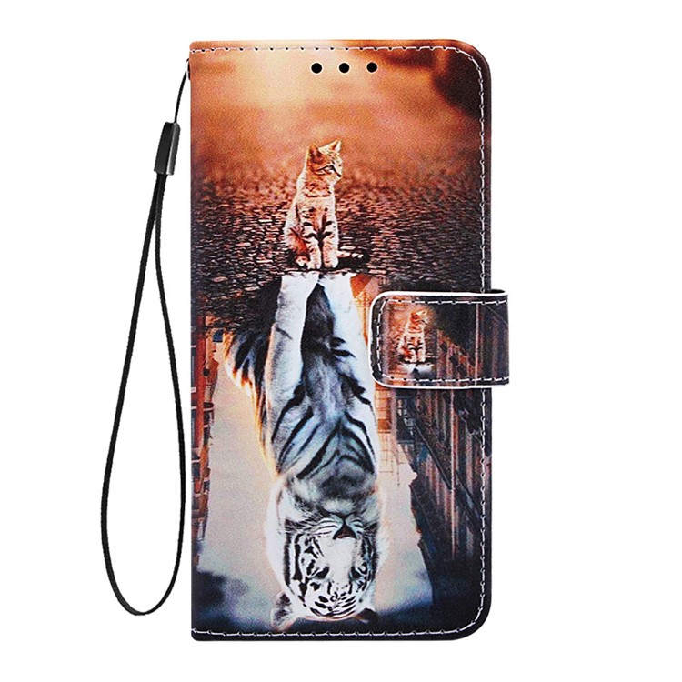 Stampa Motivi Pull Del Portafoglio in Pelle PU Custodia Protettiva Per Xiaomi Redmi Note 7 / Redmi Note 7 Pro (India) / Redmi Note 7s - Riflessione