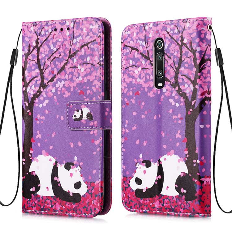 Pattern Printing PU Leather Wallet Protective Case for Xiaomi Redmi K20 Pro / Mi 9T Pro / Redmi K20 / Mi 9T - Lazy Panda-3