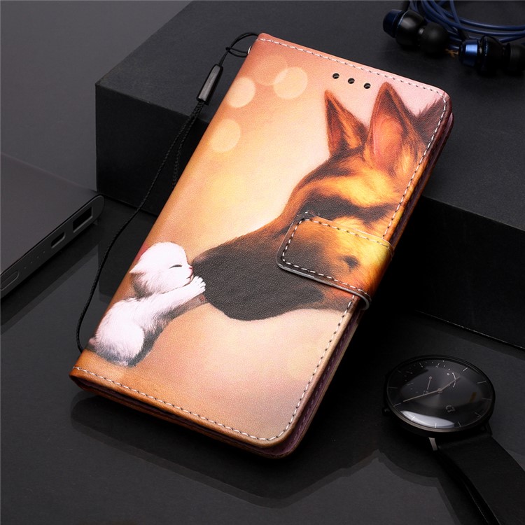 Pattern Printing PU Leather Wallet Protective Case for Xiaomi Redmi K20 Pro / Mi 9T Pro / Redmi K20 / Mi 9T - Dog and Cat-8