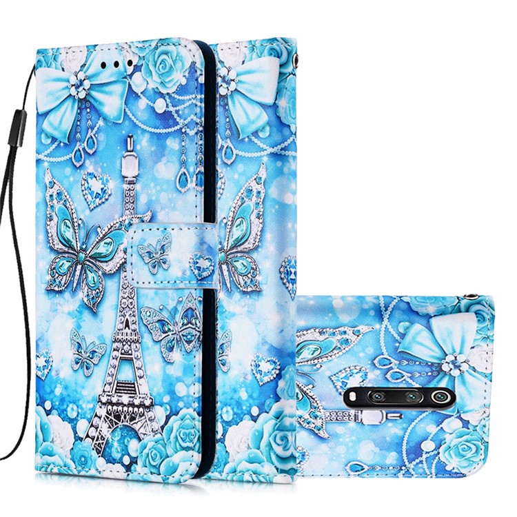 Pattern Printing PU Leather Wallet Protective Case for Xiaomi Redmi K20 Pro / Mi 9T Pro / Redmi K20 / Mi 9T - Eiffel Tower-4