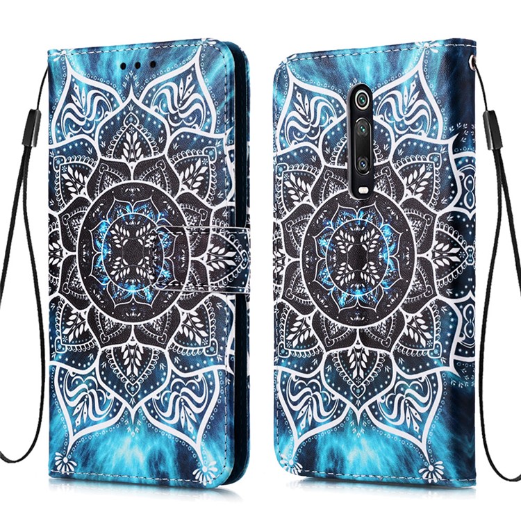 Pattern Printing PU Leather Wallet Protective Case for Xiaomi Redmi K20 Pro / Mi 9T Pro / Redmi K20 / Mi 9T - Mandala Flower-3