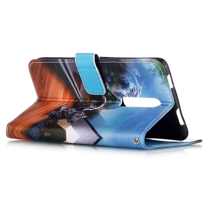 Pattern Printing PU Leather Wallet Protective Case for Xiaomi Redmi K20 Pro / Mi 9T Pro / Redmi K20 / Mi 9T - Cat and Tiger-5
