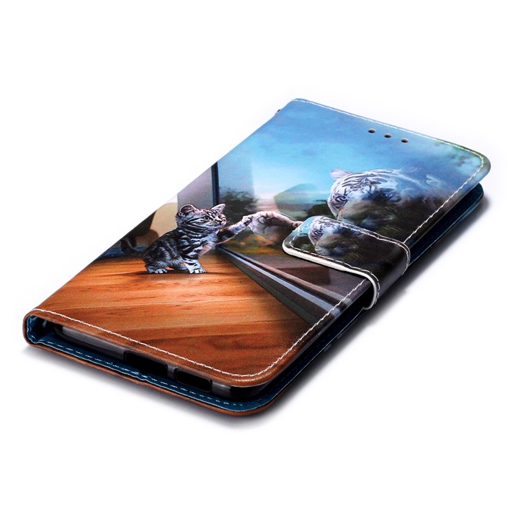 Pattern Printing PU Leather Wallet Protective Case for Xiaomi Redmi K20 Pro / Mi 9T Pro / Redmi K20 / Mi 9T - Cat and Tiger-7