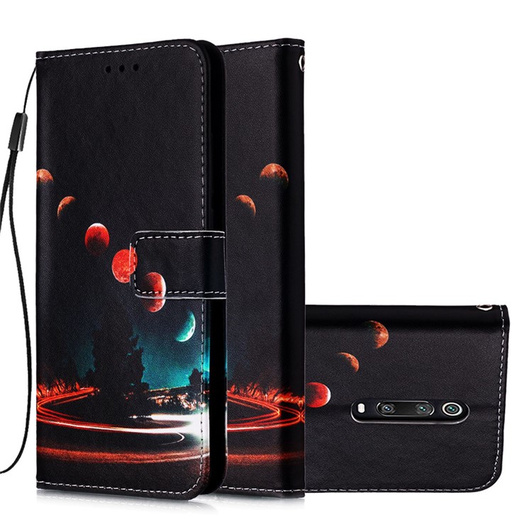Pattern Printing PU Leather Wallet Protective Case for Xiaomi Redmi K20 Pro / Mi 9T Pro / Redmi K20 / Mi 9T - Planets-4