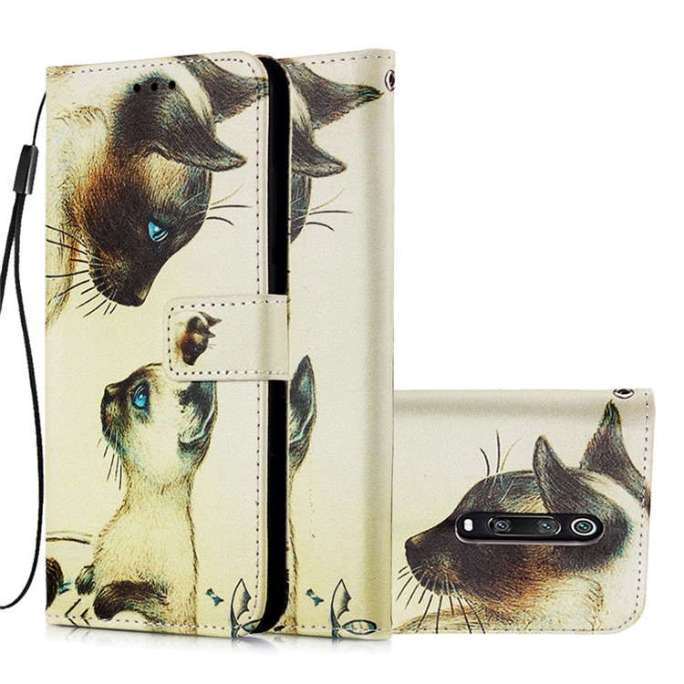 Pattern Printing PU Leather Wallet Protective Case for Xiaomi Redmi K20 Pro / Mi 9T Pro / Redmi K20 / Mi 9T - Two Cats-4