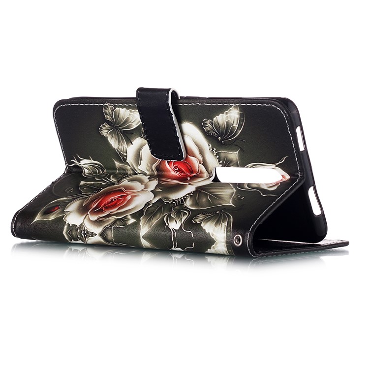 Pattern Printing PU Leather Wallet Protective Case for Xiaomi Redmi K20 Pro / Mi 9T Pro / Redmi K20 / Mi 9T - Flowers-5