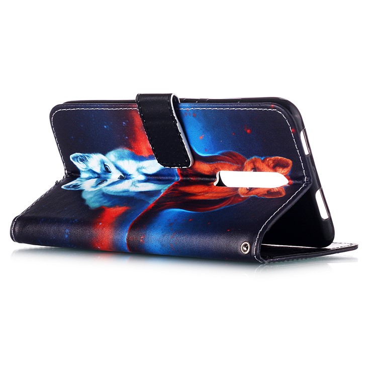 Pattern Printing PU Leather Wallet Protective Case for Xiaomi Redmi K20 Pro / Mi 9T Pro / Redmi K20 / Mi 9T - Fox-5
