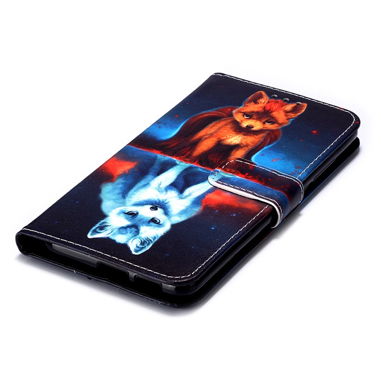 Pattern Printing PU Leather Wallet Protective Case for Xiaomi Redmi K20 Pro / Mi 9T Pro / Redmi K20 / Mi 9T - Fox-7