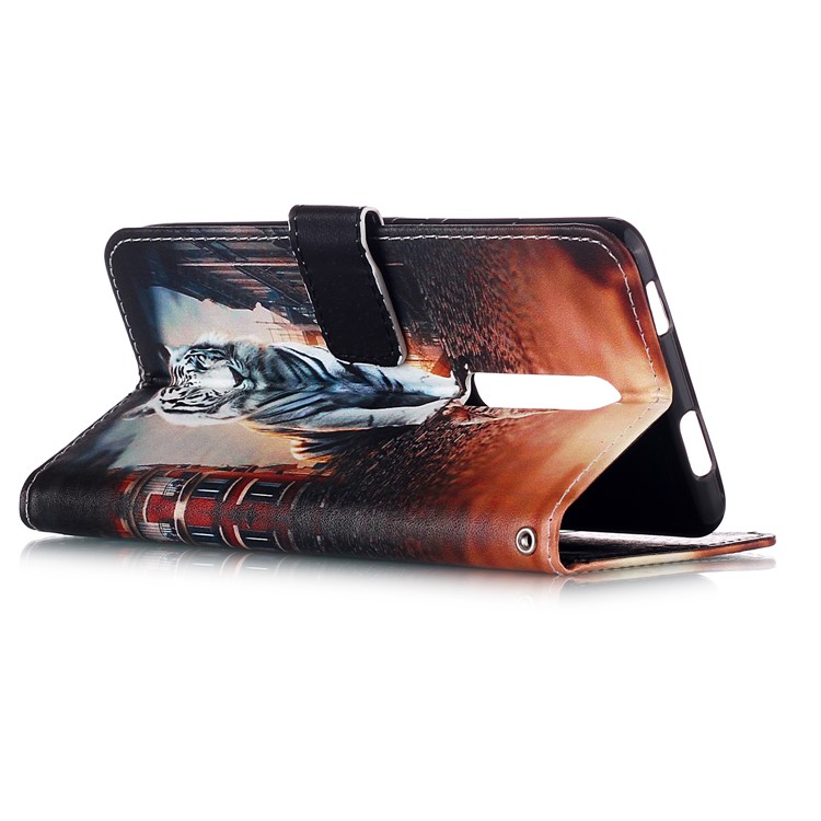 Pattern Printing PU Leather Wallet Protective Case for Xiaomi Redmi K20 Pro / Mi 9T Pro / Redmi K20 / Mi 9T - Reflection-5