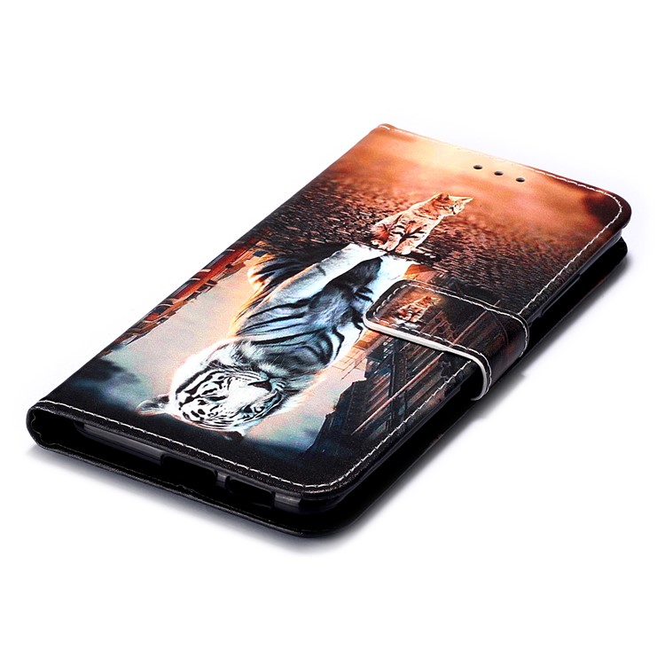 Pattern Printing PU Leather Wallet Protective Case for Xiaomi Redmi K20 Pro / Mi 9T Pro / Redmi K20 / Mi 9T - Reflection-7