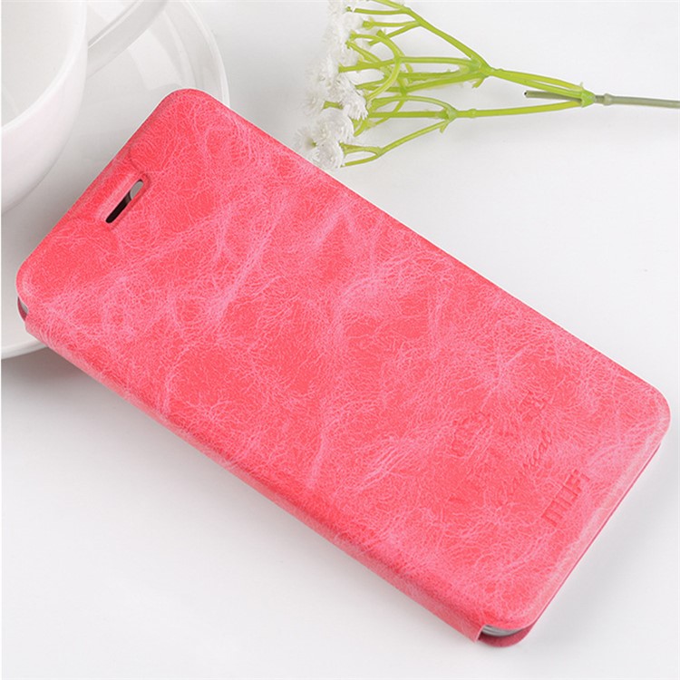 MOFI for Xiaomi Redmi Note 8 Pro Card Holder Leather Cell Casing - Red