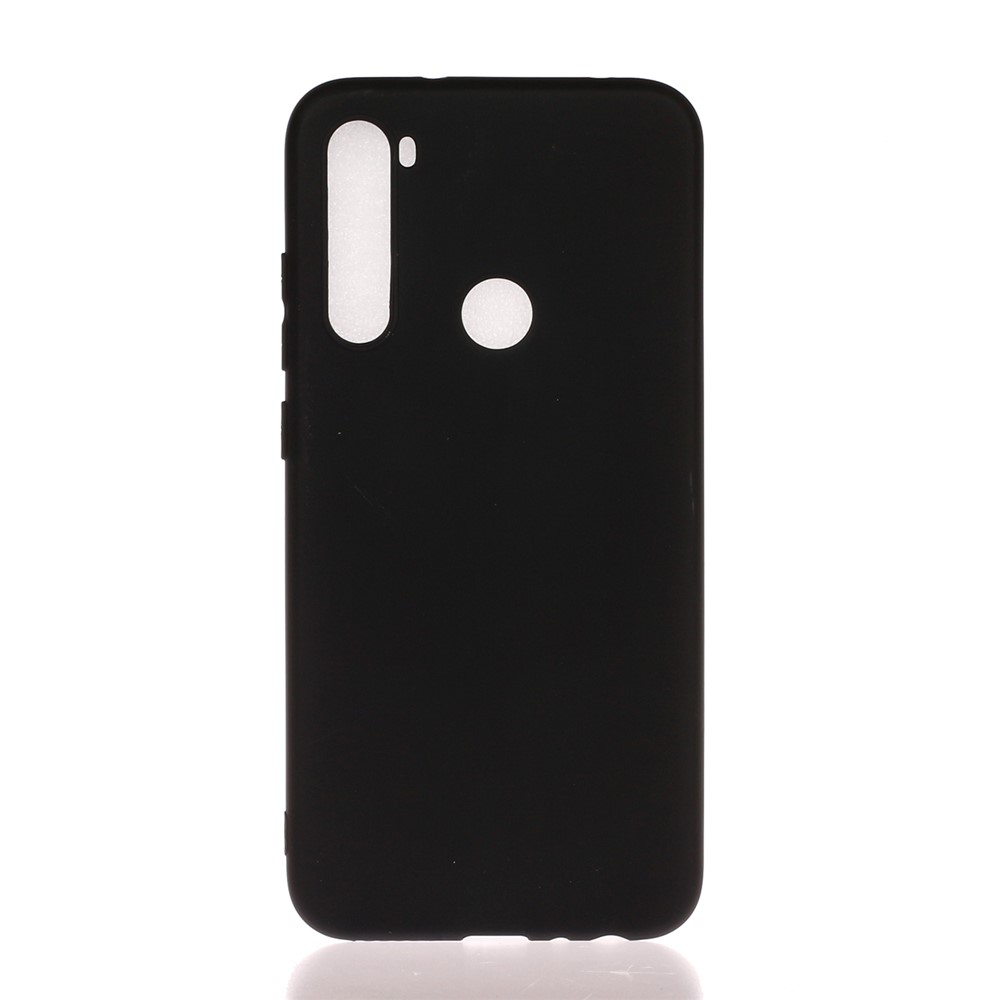 Caso TPU de Esmalte Suave Para Xiaomi Redmi Nota 8 - Negro