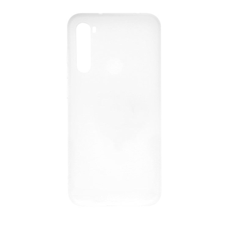Soft Frosted TPU Case for Xiaomi Redmi Note 8 - White-1