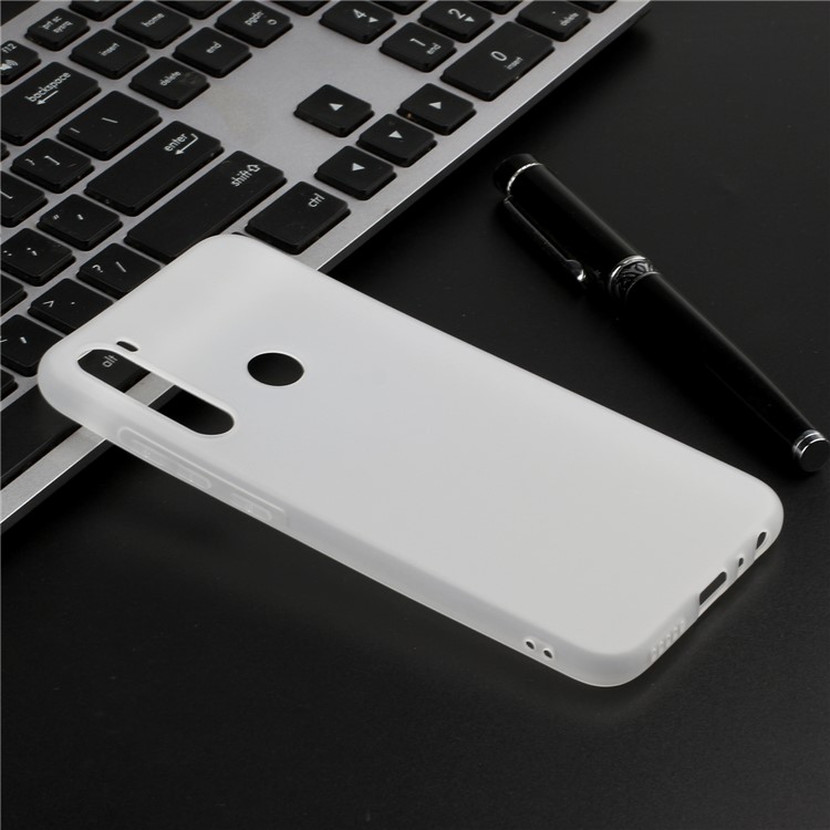 Soft Frosted TPU Case for Xiaomi Redmi Note 8 - White-4