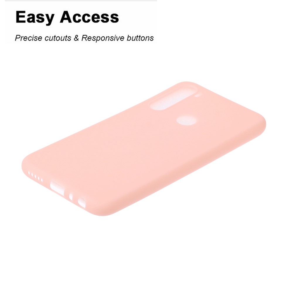 Soft Frosted TPU Case for Xiaomi Redmi Note 8 - Pink-2