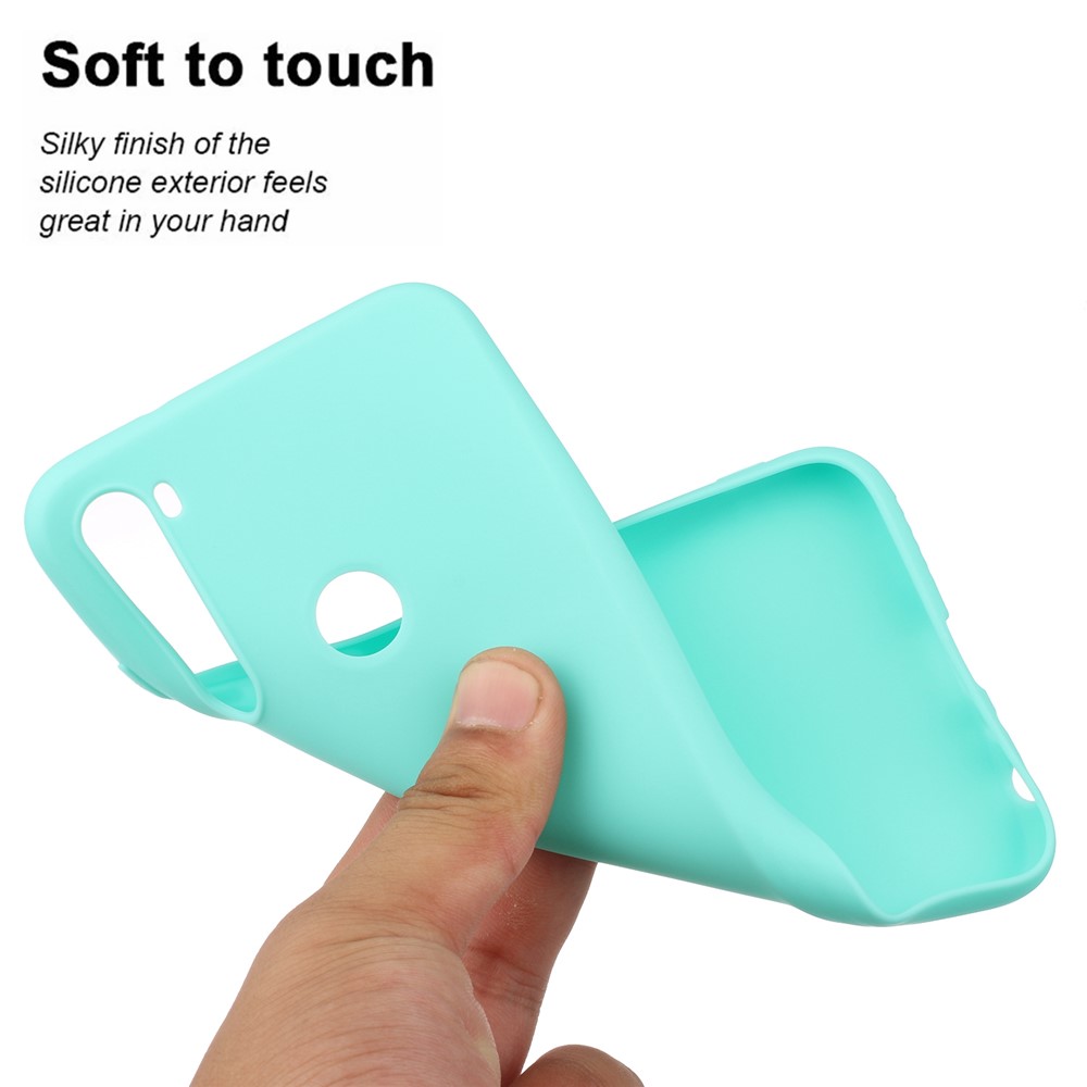 Soft Frosted TPU Case for Xiaomi Redmi Note 8 - Baby Blue-3
