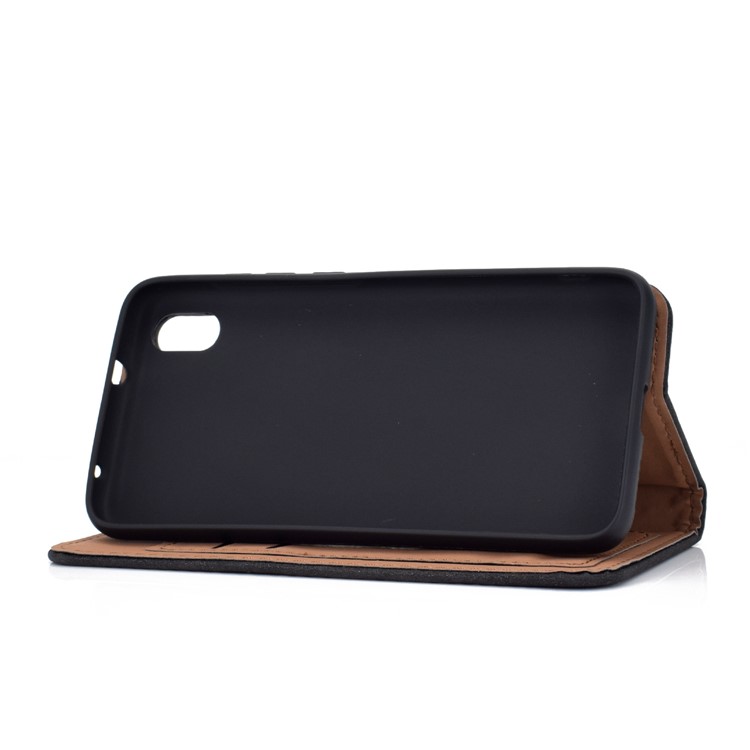 Pattern Printing PU Leather Stand Case with Card Slots for Xiaomi Redmi 7A - Spaceman-3