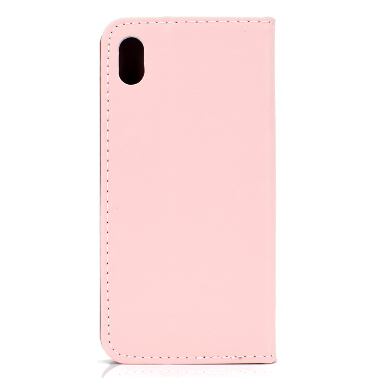 Pattern Printing PU Leather Stand Case with Card Slots for Xiaomi Redmi 7A - Eiffel Tower-2