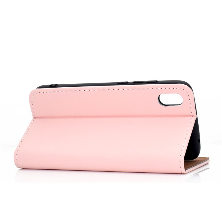 Pattern Printing PU Leather Stand Case with Card Slots for Xiaomi Redmi 7A - Eiffel Tower-4