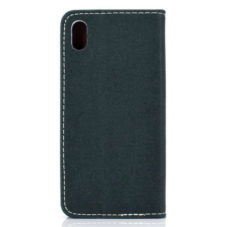 Pattern Printing PU Leather Stand Case with Card Slots for Xiaomi Redmi 7A - Elephant-2