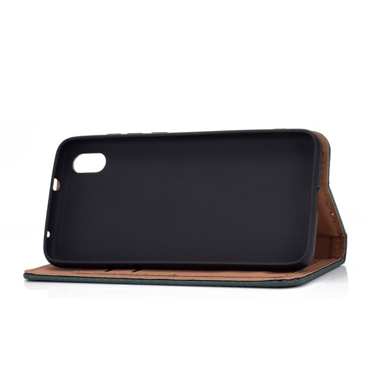 Pattern Printing PU Leather Stand Case with Card Slots for Xiaomi Redmi 7A - Elephant-3