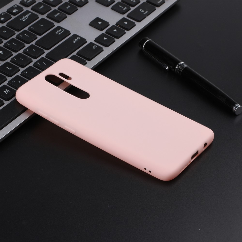Pure Color Unique TPU Case for Xiaomi Redmi Note 8 Pro - Orange-4