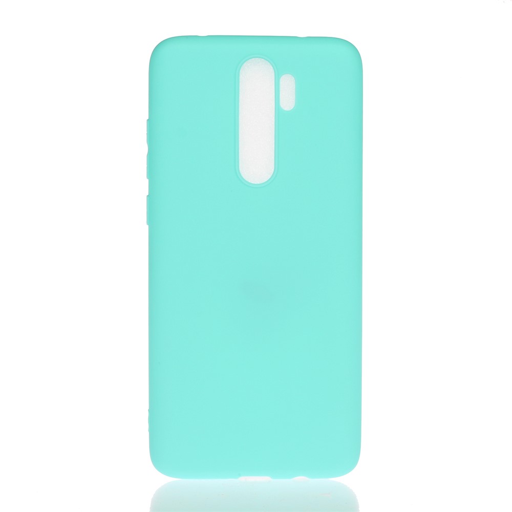 Pure Color Unique TPU Case for Xiaomi Redmi Note 8 Pro - Blue-1