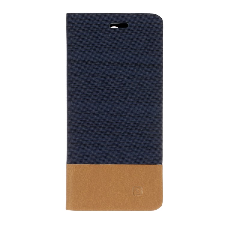 Cloth Leather Stand Cell Shell for Xiaomi Redmi Note 8 Pro - Dark Blue-2