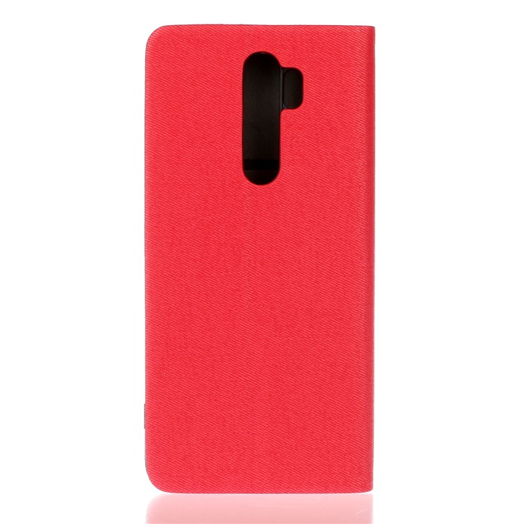 Assorted Color PU Leather Shell with Stand for Xiaomi Redmi Note 8 Pro - Red-2