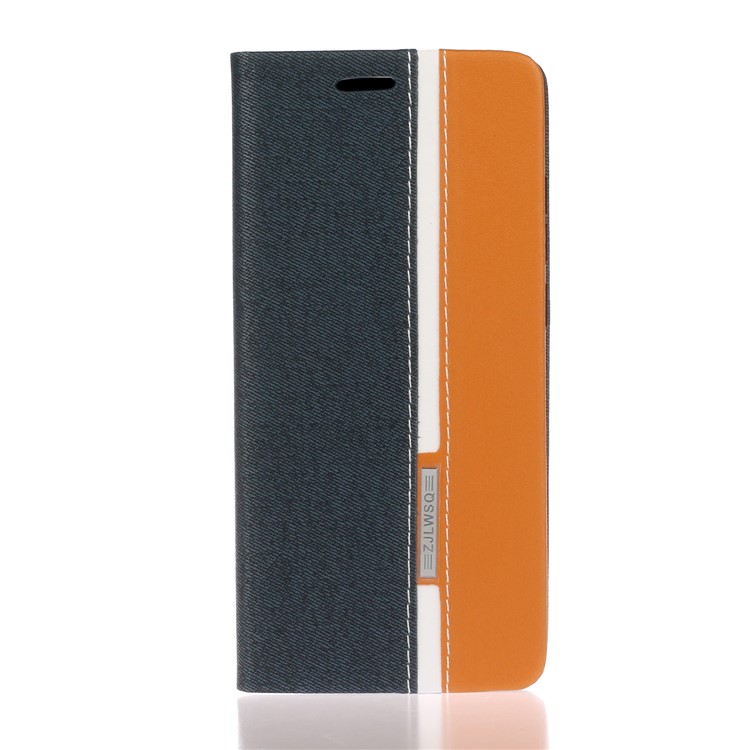 Assorted Color PU Leather Shell with Stand for Xiaomi Redmi Note 8 Pro - Blue-1