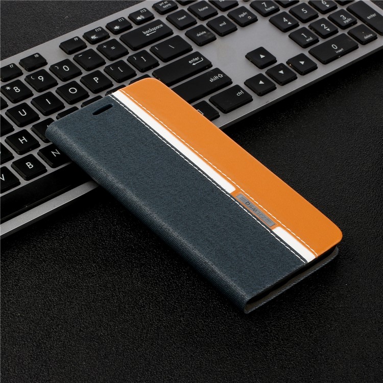 Assorted Color PU Leather Shell with Stand for Xiaomi Redmi Note 8 Pro - Blue-5