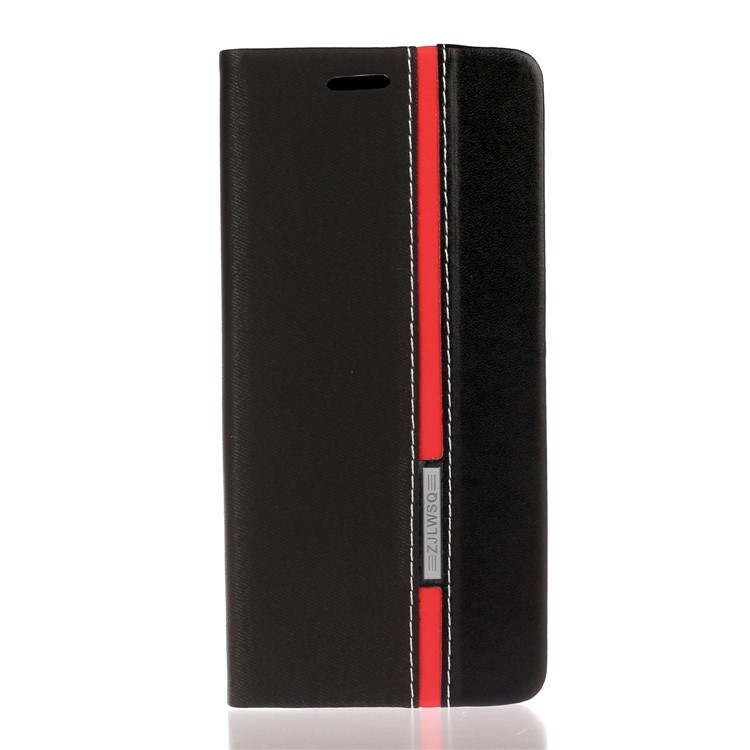 Assorted Color PU Leather Shell with Stand for Xiaomi Redmi Note 8 Pro - Black-1