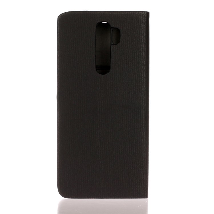 Assorted Color PU Leather Shell with Stand for Xiaomi Redmi Note 8 Pro - Black-2